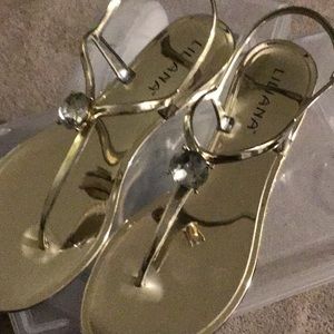 Gold Sandals